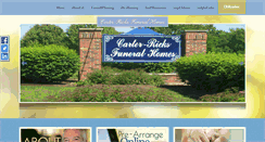 Desktop Screenshot of carterricksfuneralhome.com