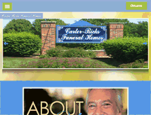 Tablet Screenshot of carterricksfuneralhome.com